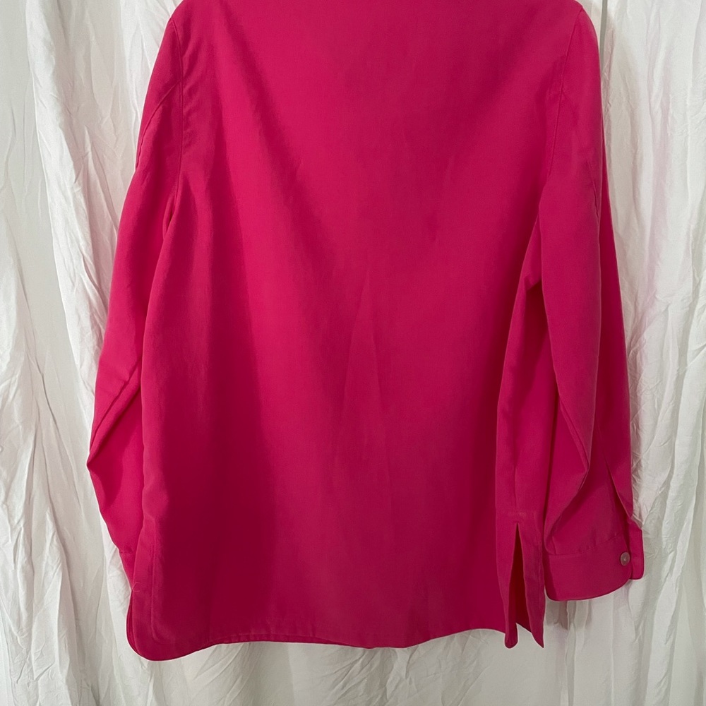 Travelsmith‎ Pink Button down Blouse - Picture 5 of 11